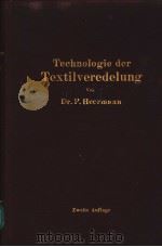 TECHNOLOGIE DER TEXTILVERDELUNG（ PDF版）