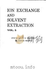 ION EXCHANGE AND SOLVENT EXTRACTION VOL.5（ PDF版）