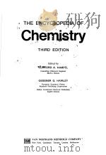 THE ENCYCLOPEDIA OF CHEMISTRY（ PDF版）