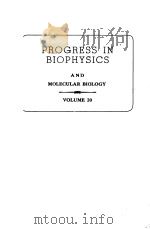 PROGRESS IN BIOPHYSICS AND MOLECULAR BIOLOGY 20（ PDF版）