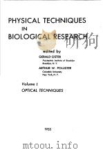 PHYSICAL TECHNIQUES IN BIOLOGICAL RESEARCH VOL.1 OPTICAL TECHNIQUES（ PDF版）