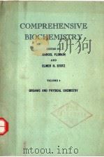 COMPREHENSIVE BIOCHEMISTRY VOLUME 2     PDF电子版封面    MARCEL FLORKIN AND ELMER H.STO 