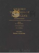 OXFORD TEXTBOOK OF MEDICINE  SECOND EDITION  VOLUME 1（1987 PDF版）