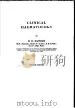 CLINICAL HAEMATOLOGY (FOURTH EDITION)（1974 PDF版）