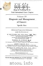 ONCOLOGY 1970  BEING THE PROCEEDIGNS OF THE TENTH INTERNATIONAL CANCER CONGRESS  VOL.4  DIAGNOSIS AN   1971  PDF电子版封面  0815117663   