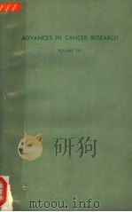 ADANCES IN CANCER RESEARCH  VOLUME 24     PDF电子版封面  0120066246   