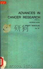 ADANCES IN CANCER RESEARCH  VOLUME 25（ PDF版）