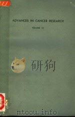 ADVANCES IN CANCER RESEARCH  VOLUME 22（ PDF版）