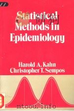 STATISTICAL METHODS IN EPIDEMIOLOGY     PDF电子版封面  0195050495  HAROLD A.KAHN  CHRISTOPHER T.S 