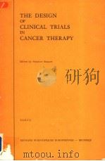 THE DESIGN OF CLINICAL TRIALS IN CANCER THERARY（ PDF版）