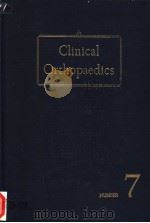 CLINICAL ORTHOPAEDICS  NUMBER 7     PDF电子版封面     