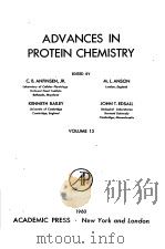 ADVANCES IN PROTEIN CHEMISTRY  VOLUME 15   1960  PDF电子版封面    C.B.ANFINSEN，JR.  M.L.ANSON  K 