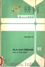 HLA AND DISEASE   1976  PDF电子版封面     