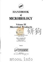 HANDBOOK OF MICROBIOLOGY  VOLUME Ⅲ MICROBIAL PRODUCTS（ PDF版）