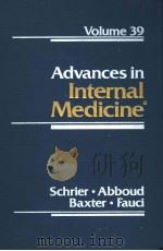 ADVANCES IN INTERNAL MEDICINE  VOLUME 39（ PDF版）