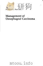 MANAGEMENT OF OESOPHAGEAL CARCINOMA（1989 PDF版）