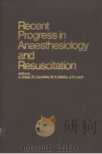RECENT PROGRESS IN ANAESTHESIOLOGY AND RESUSCITATION（1975 PDF版）