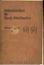 INTRODUCTION TO ROCK MECHANICS（1980年 PDF版）