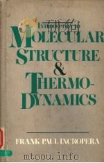 INTRODUCTION TO MOLECULAR STRUCTURE AND THERMODYNAMICS   1974年  PDF电子版封面    FRAND P. INCROPERA 