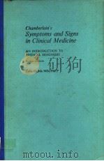 CHAMBERLAIN'S SYMPOTOMS AND SIGNS IN CLINICAL MEDICINE  AN INTRODUCTION TO MEDICAL DIAGNOSIS  T（ PDF版）