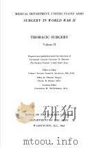THEORACIC SURGERY  VOLUME Ⅱ     PDF电子版封面     