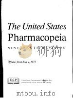 THE UNITED STATES PHARMACOPEIA NENETEENTH REVISION     PDF电子版封面     