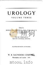 UROLOGY  VOLUME THREE（1954 PDF版）