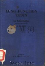 LUNG FUNCTION TESTS AN INTRODUCTION（1959 PDF版）