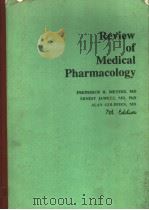 REVIEW OF MEDICAL RHARMACOLOGY     PDF电子版封面     