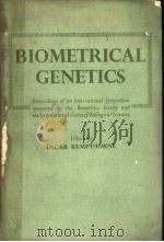 BIOMETRICAL GENETICS（1960 PDF版）