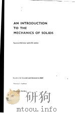 AN INTRODUCTION TO THE MECHANICS OF SOLIDS SECOND EDITION（ PDF版）