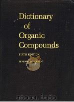 DICTIONARY OF ORGANIC COMPOUNDS FIFTH EDITION SEVENTH SUPPLEMENT（ PDF版）