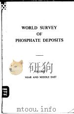 WORLD SURVEY OF PHOSPHATE DEPOSITS VOLUME Ⅰ     PDF电子版封面    CANADA AND EASTERN U.S.A 