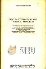 PROCEEDINGS SERIES NUCLEAR TECHNIQUES AND MINERAL RESOURCES     PDF电子版封面     