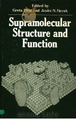 SUPRAMOLECULAR STRUCTURE AND FUNCTION（ PDF版）