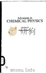 ADVANCES IN CHEMICAL PHYSICS  VOLUME LIX     PDF电子版封面     