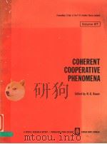 COHERENT COOPERATIVE PHENOMENA（ PDF版）
