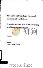 ADVANCES IN STRUCTURE RESEARCH BY DIFFRACTION METHODS FORSCHRITTE DER STRUKTURFORSCHUNG MIT BEUGUNGS（ PDF版）