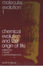 MOLECULAR EVOLUTION Ⅰ CHEMICAL EVOLUTION AND THE ORIGIN OF LIFE     PDF电子版封面  0720440831  R.BUVET AND C.PONNAMPERUMA 