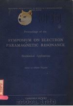 PROCEEDINGS OF THE SYMPOSIUM ON ELECTRON PARAMAGNETIC RESONANCE（ PDF版）