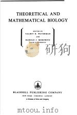 THEORETICAL AND MATHEMATICAL BIOLOGY（ PDF版）