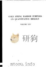 COLD SPRING HARBOR SYMPOSIA ON QUANTITATIVE BIOLOGY  VOLUME XXV BIOLOGICAL CLOCKS（ PDF版）
