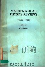 MATHEMATICAL PHYSICS REVIEWS  VOLUME 5(1985)     PDF电子版封面    S.P.NOVIKOV 