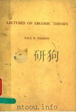 LECTURES ON ERGODIC THEORY     PDF电子版封面    PAUL R.HALMOS 