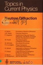 TOPICS IN CURRENT PHYSICS  VOLUME 6 NEUTRON DIFFRACTION（ PDF版）