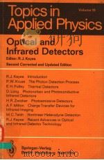 TOPICS IN APPLIED PHYSICS  VOLUME 19 OPTICAL AND INFRARED DETECTORS（ PDF版）