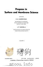 PROGRESS IN SURFACE AND MEMBRANE SCIENCE  VOLUME 13（ PDF版）