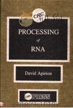 PROCESSING OF PNA     PDF电子版封面  0849365104  DAVID APIRION 
