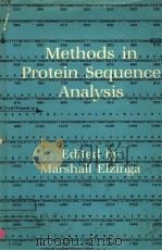METHODS IN PROTEIN SEQUENCE ANALYSIS     PDF电子版封面  0896030385   