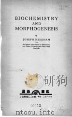 BIOCHEMISTYR AND MORPHOGENESIS（ PDF版）